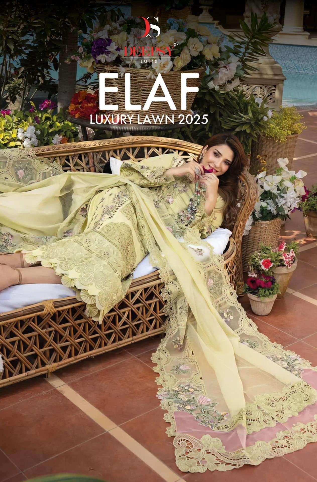 ELAF Luxury Lawn -25 by  DEEPSY SUITS